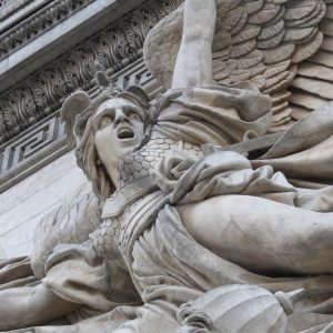 Angel at the Arc de Triomphe in Paris