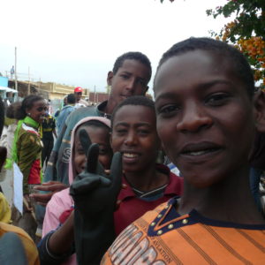 Young people in Ethiopia.