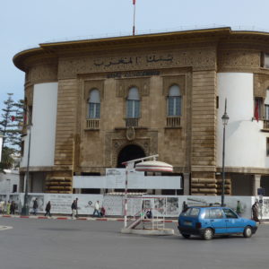 The Central Bank in Morocco's capital Rabat