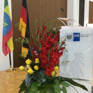 The Ethiopian-German Economic Forum held on 31 August 2018 at the Frankfurt Chamber of Commerce.