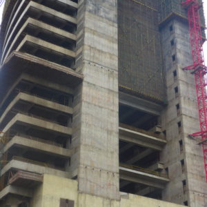 Construction site in Kenya's capital city Nairobi.