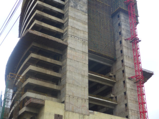 Construction site in Kenya's capital city Nairobi.