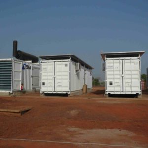 Dieselgeneratoren auf einer Anlage in Mali. (c) Christian Hiller von Gaertringen