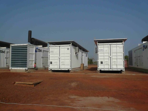 Dieselgeneratoren auf einer Anlage in Mali. (c) Christian Hiller von Gaertringen