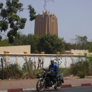 Bamako, Mali: Tower of the BCEAO office. (c) Christian v. Hiller